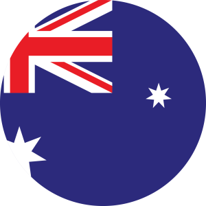 Australia flag USA Flag